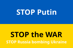 STOP Putin bombing Ukraine